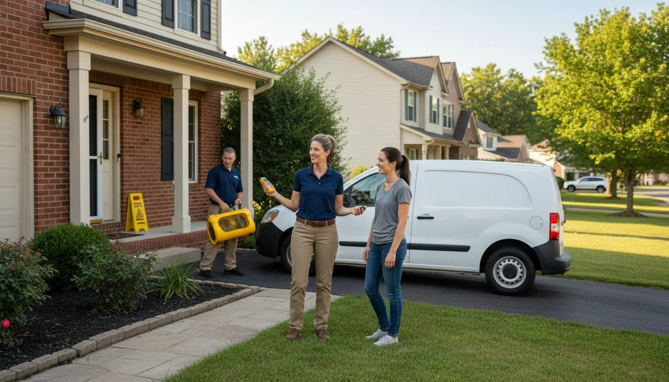 Residential water damage restoration in Central City, CO